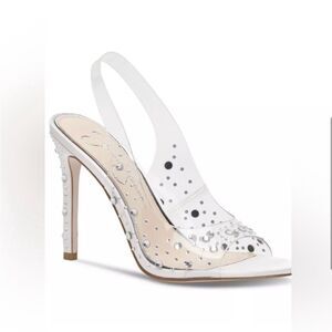 Jessica Simpson clear jaisey sandals size 7 1/2